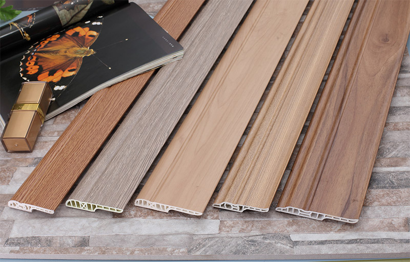 PVC skirting rodapié de PVC