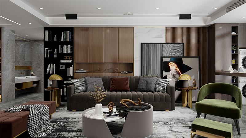 Interior PVC Wall Panels Paneles de pared interiores de PVC