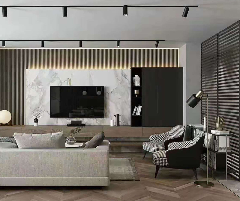 Modern Style Interior PVC Wall Panels Paneles de pared interiores de PVC de estilo moderno