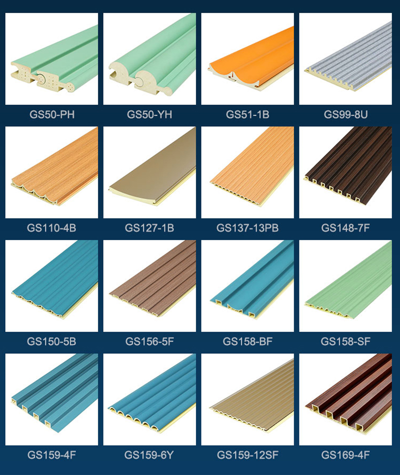 Paneles de pared interiores de PVC