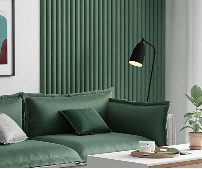 Panel estriado de pared de lujo