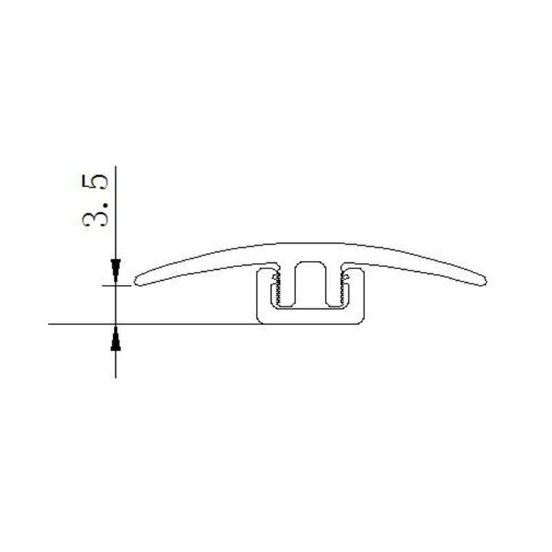 Tiras de borde de piso de grano de madera duraderas