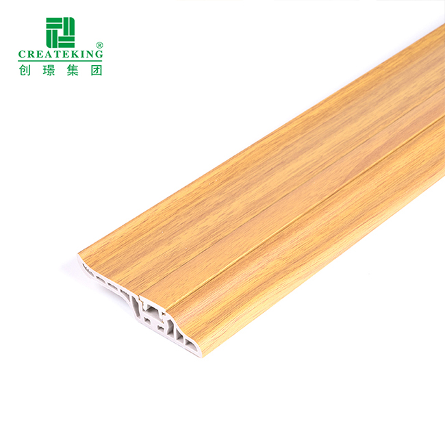 Zócalo incombustible impermeable del rodapié del PVC de la prenda impermeable fácil de la instalación del proveedor de China para la decoración