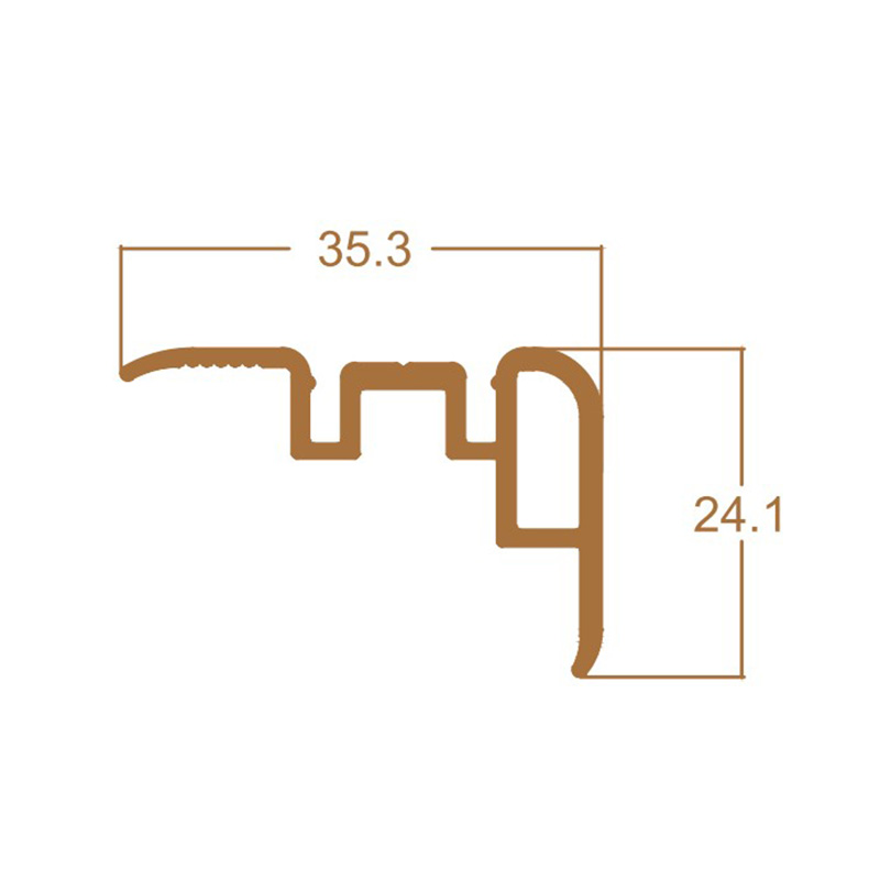 Borde de escalera de lujo