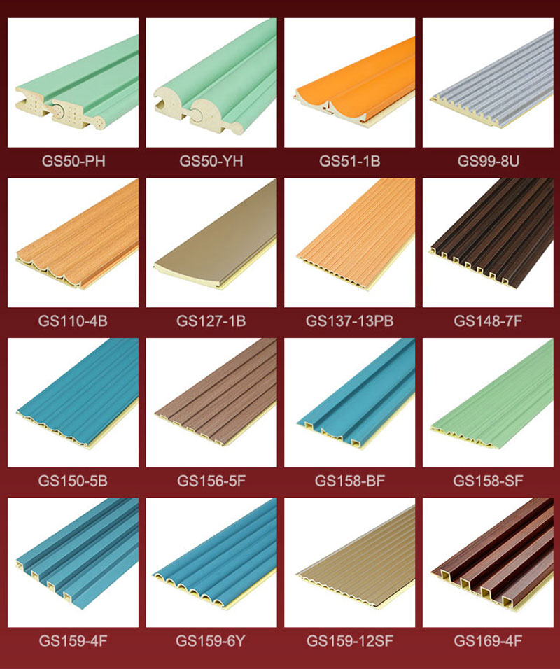 Paneles de pared decorativos de varios tama&ntilde;os.