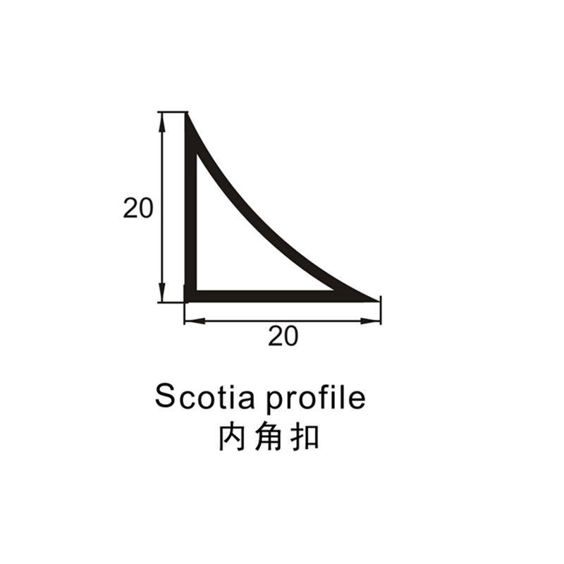 Tiras de borde de esquina interior personalizadas