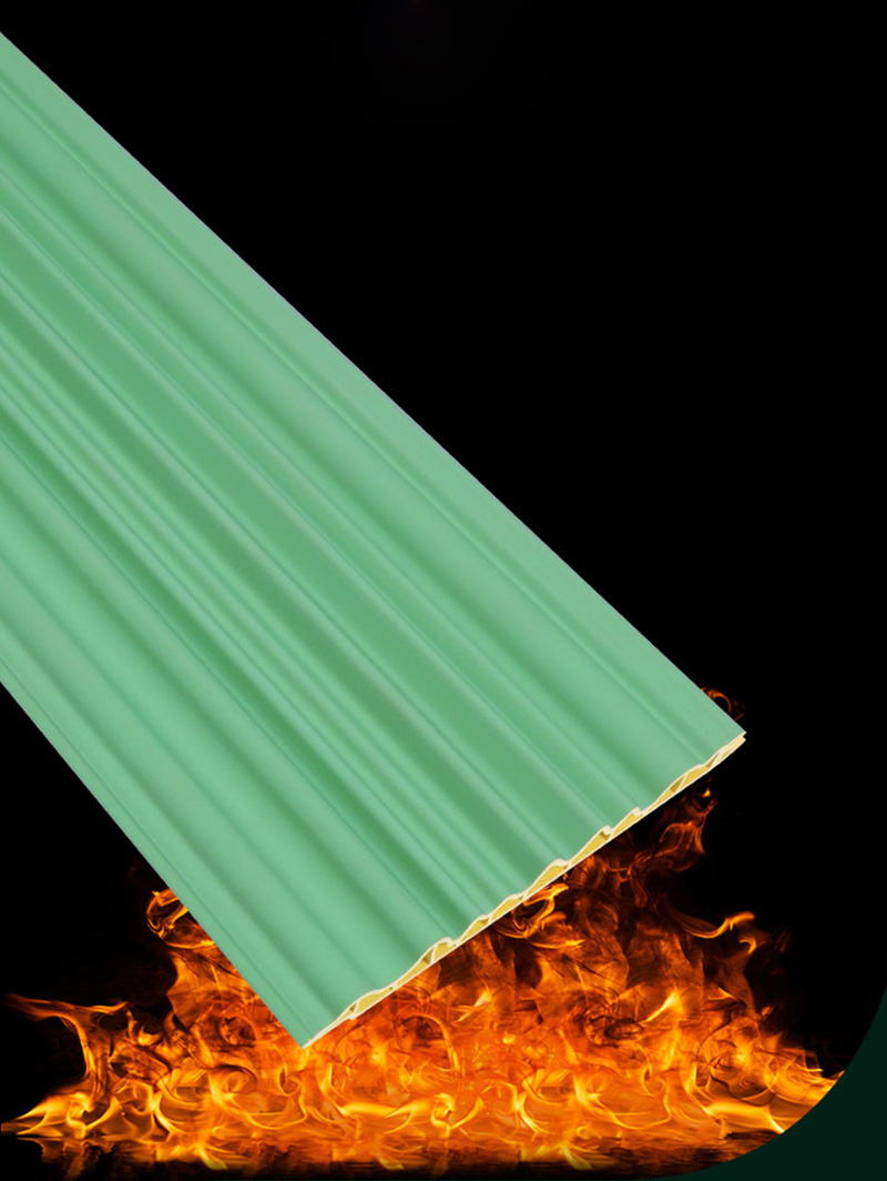 Panel estriado ign&iacute;fugo de WPC