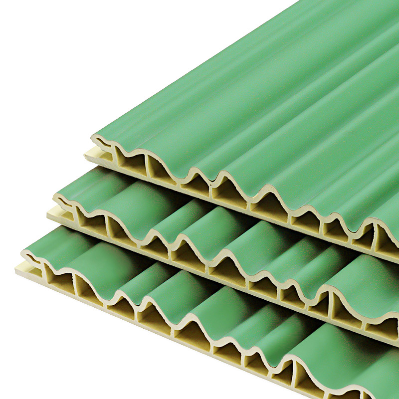 Panel interior acanalado de WPC