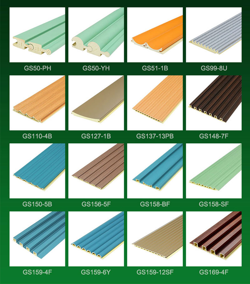 Paneles de pared impermeables de varios tama&ntilde;os