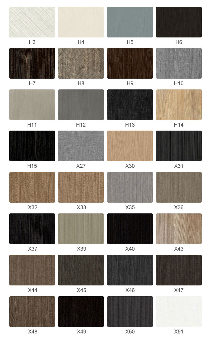 Paneles de pared impermeables de varios tama&ntilde;os