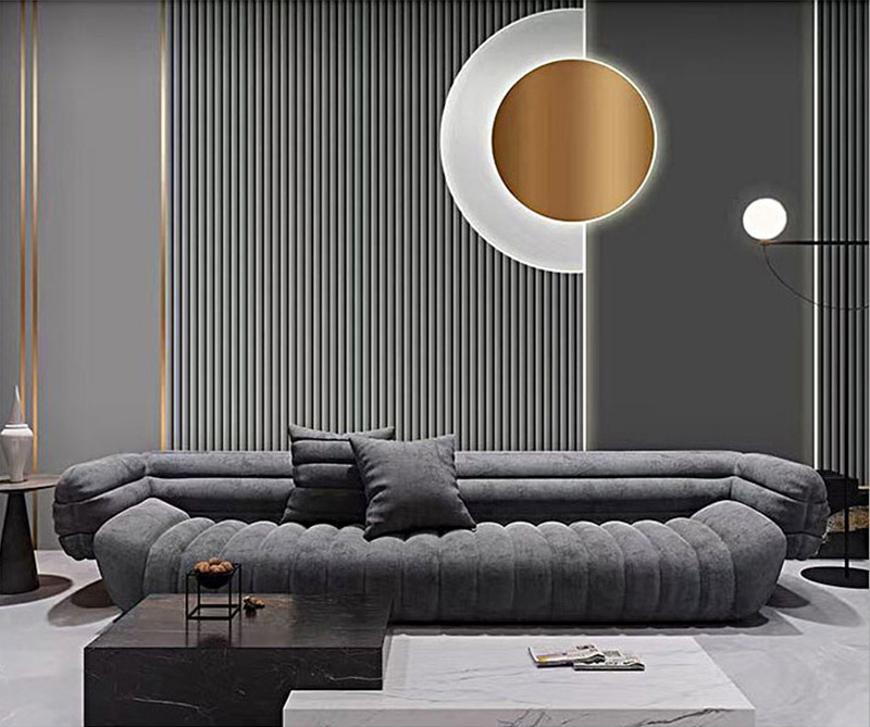 Panel interior acanalado redondo