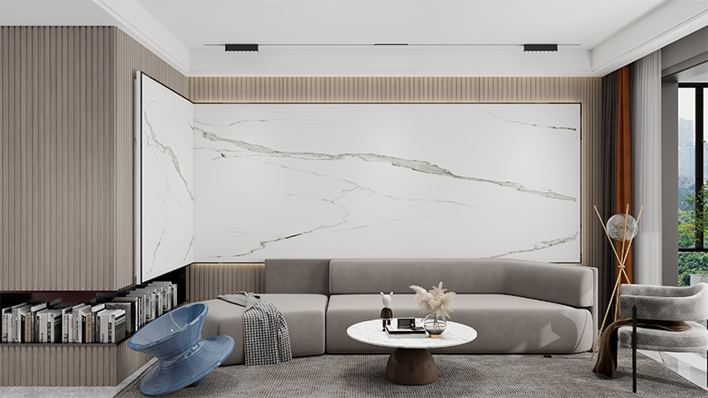 panel de pared estriado de pvc