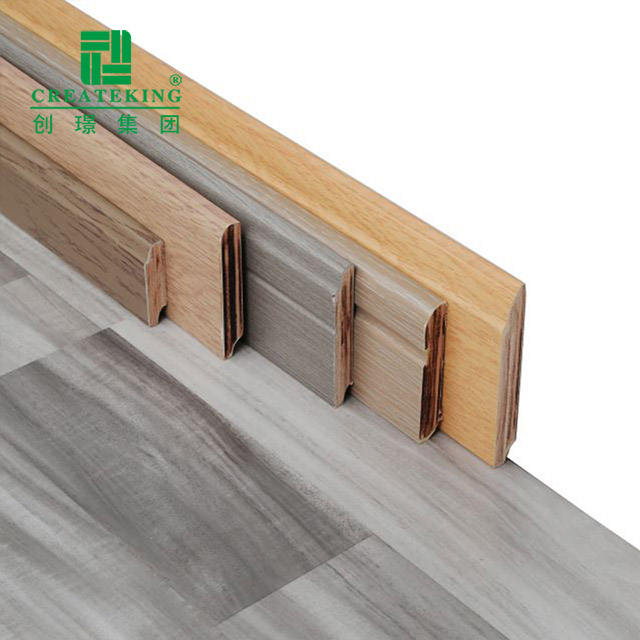 2 tipos de rodapiés de madera decorativos para interiores de alta gama