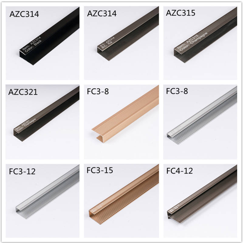 Borde de escalera con azulejos