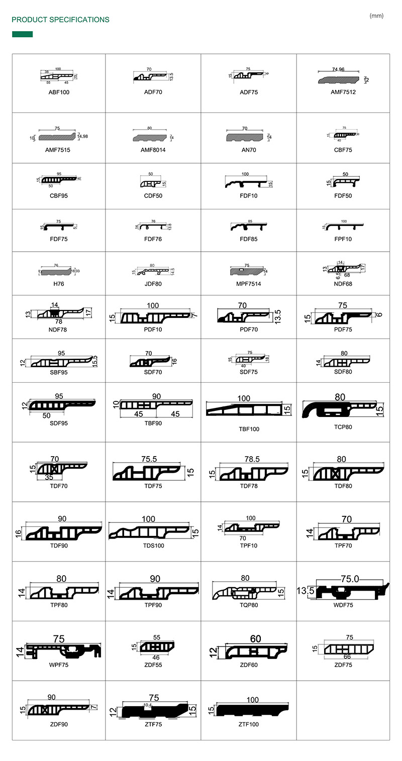 Z&oacute;calo decorativo de varios tama&ntilde;os.