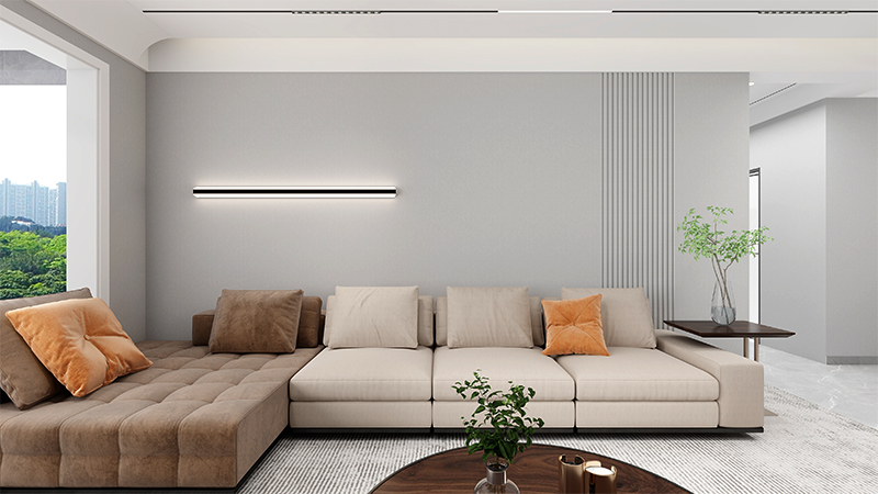 panel de pared acanalado