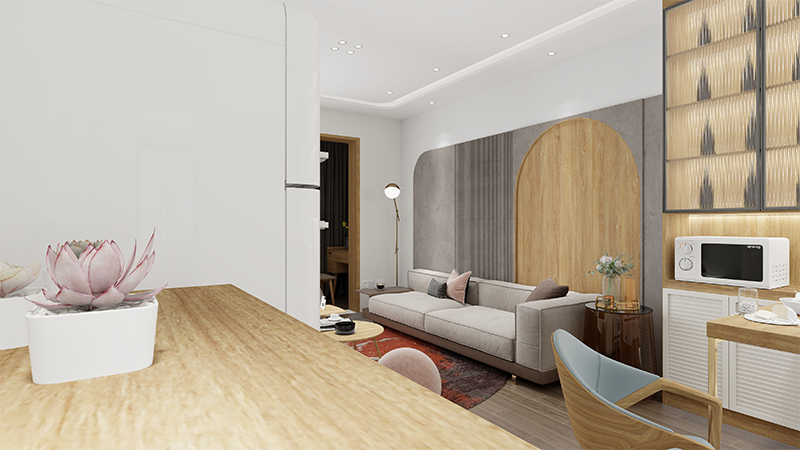 panel de pared acanalado