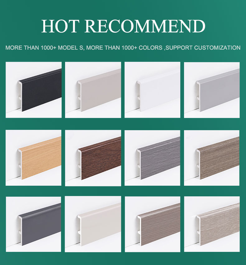 Rodapi&eacute;s negros personalizados