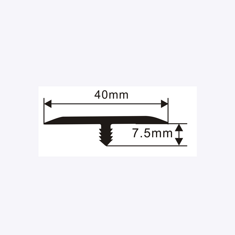 Tira de transici&oacute;n de piso en forma de T personalizada