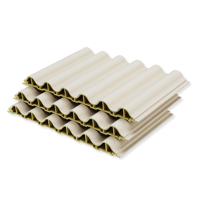 Paneles de pared estriados de WPC