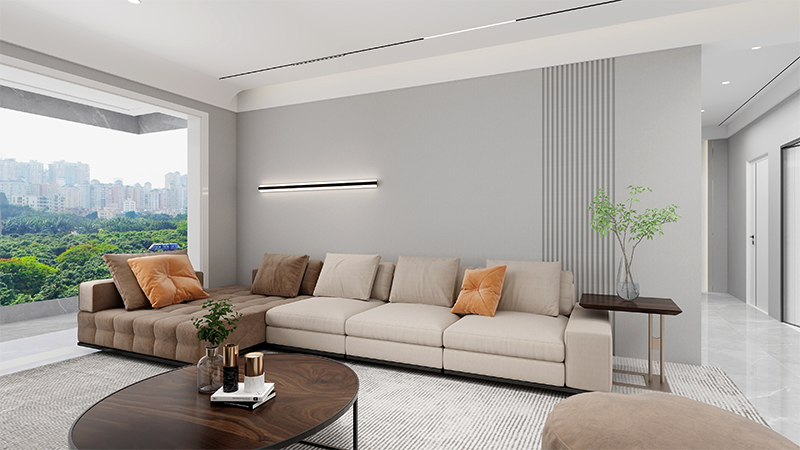 panel de pared acanalado wpc