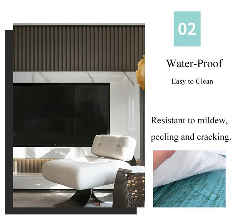 Interior de paneles de pared de WPC