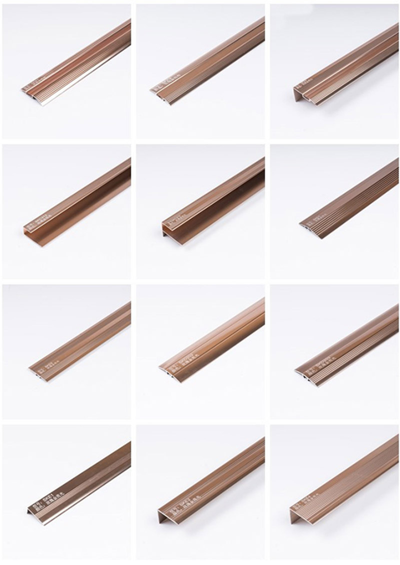 Tiras de transici&oacute;n de azulejo a azulejo de varios tama&ntilde;os