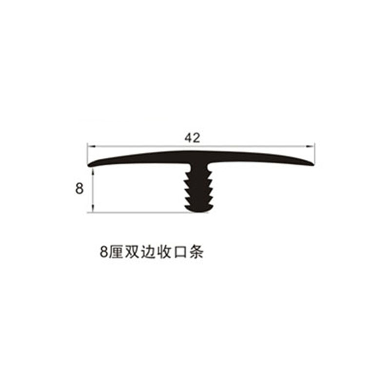 Tira decorativa de suelo en forma de T personalizada