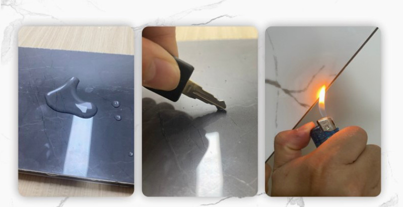 Tablero de cristal de carbono impermeable 