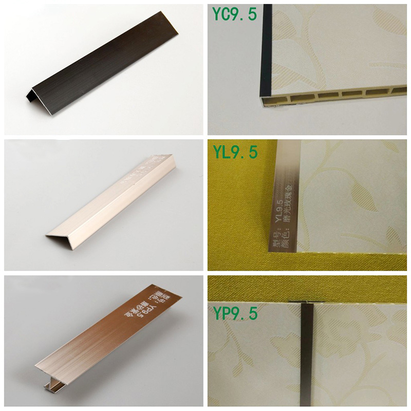 Moldura de azulejos de esquina interior