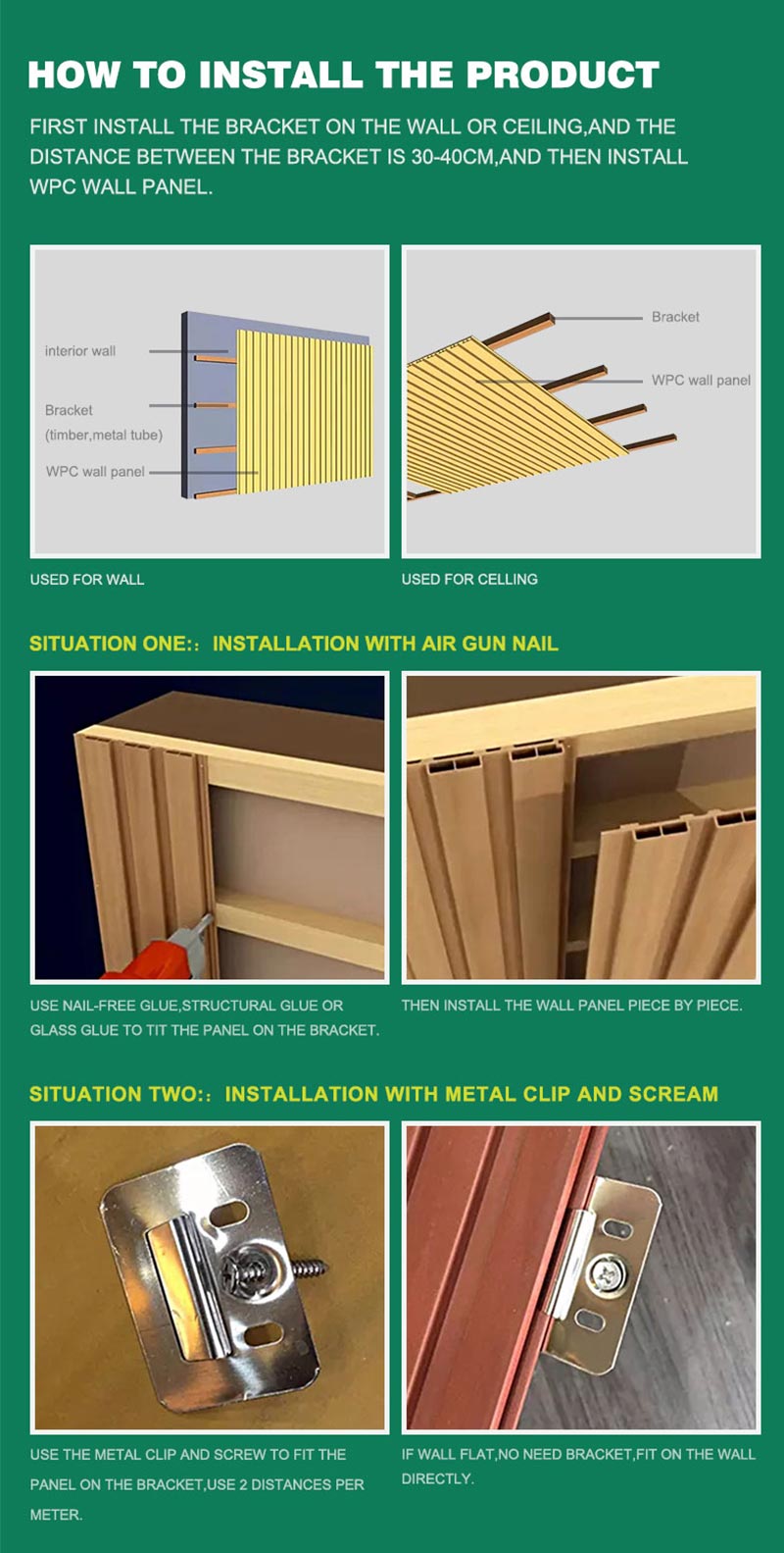Paneles de pared impermeables de f&aacute;cil instalaci&oacute;n