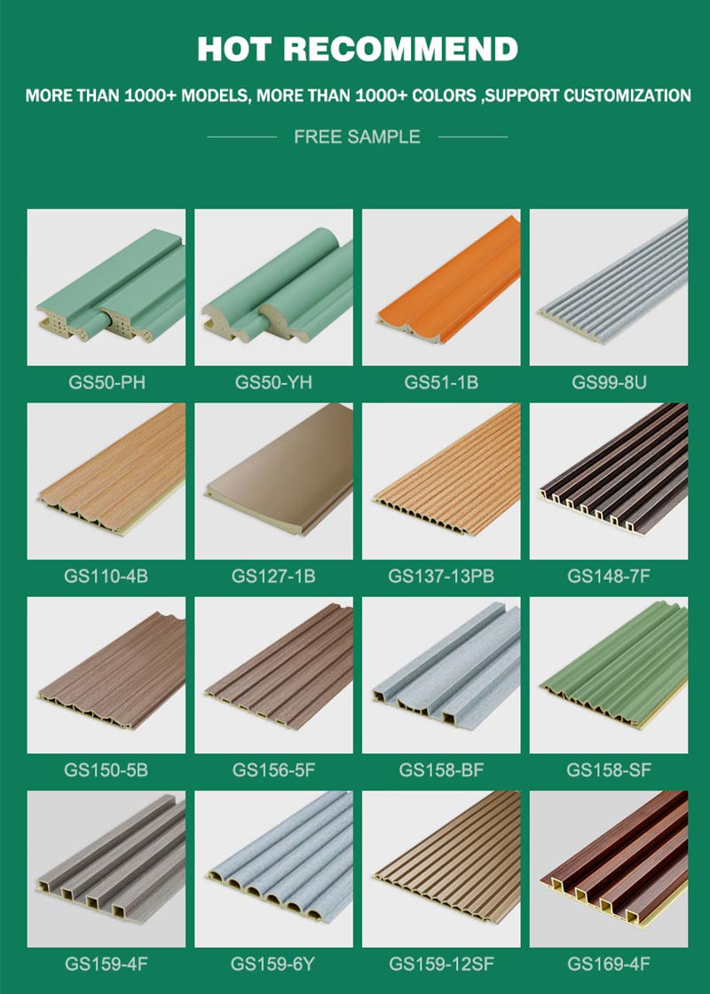 Panel estriado de varios tama&ntilde;os