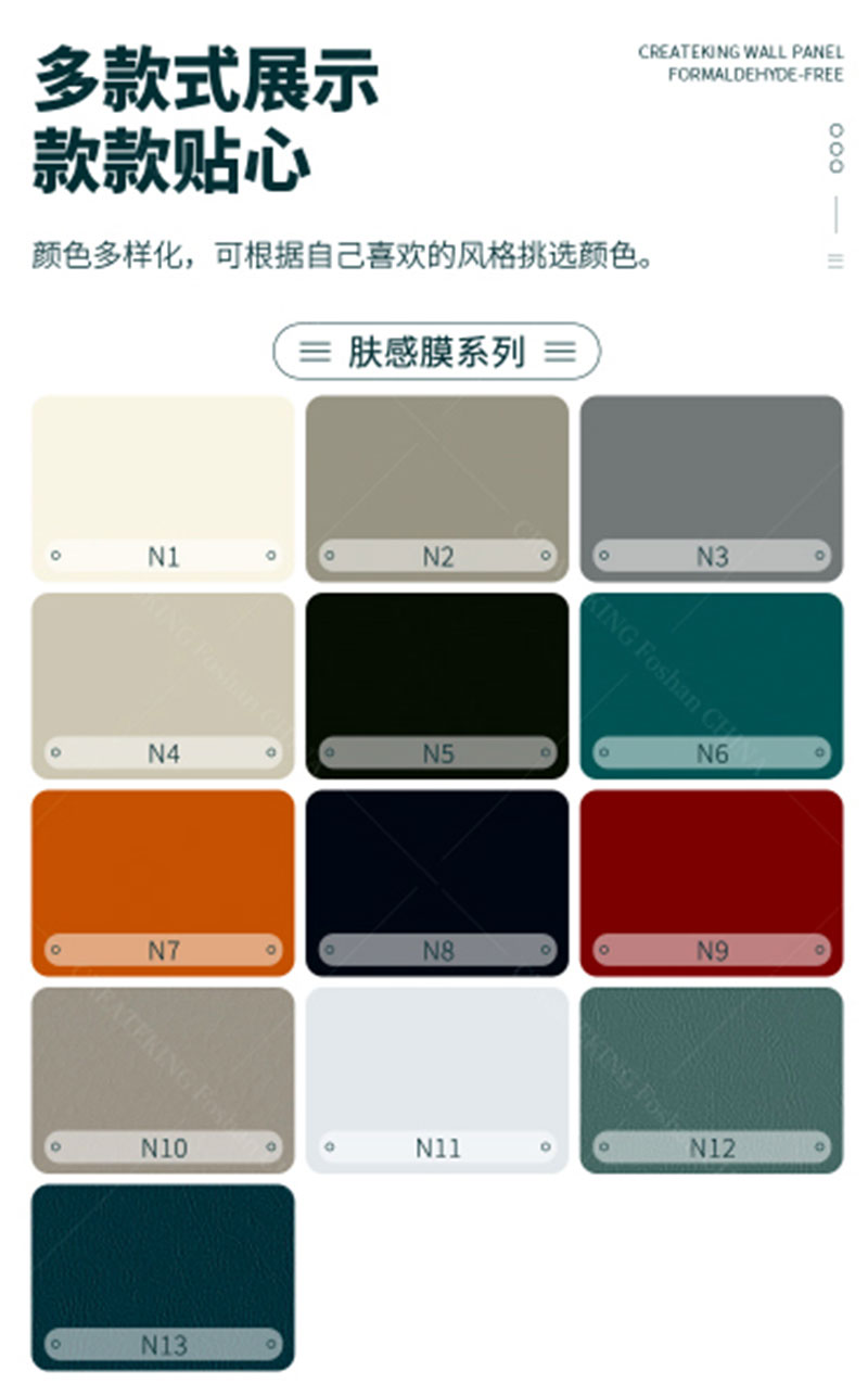 Interior de paneles de pared de WPC