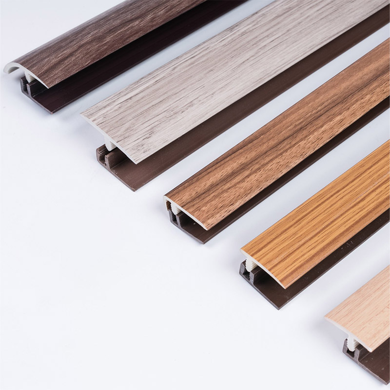 Tira de borde de piso impermeable en forma de T