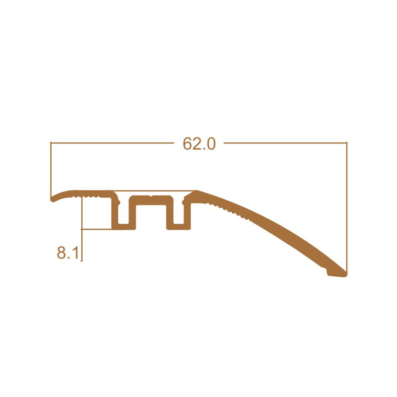 Tira de transici&oacute;n de azulejos y alfombras de lujo