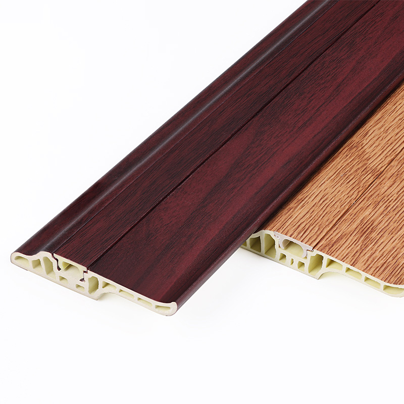 Z&oacute;calo de piso de vinilo de grano de madera