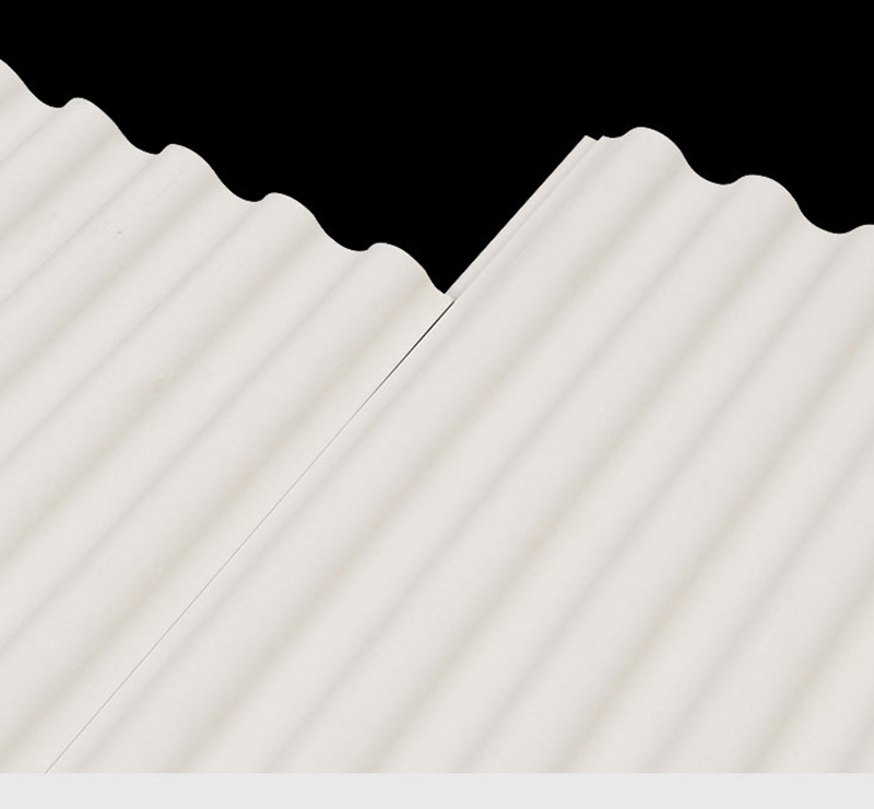 Paneles de pared estriados de WPC