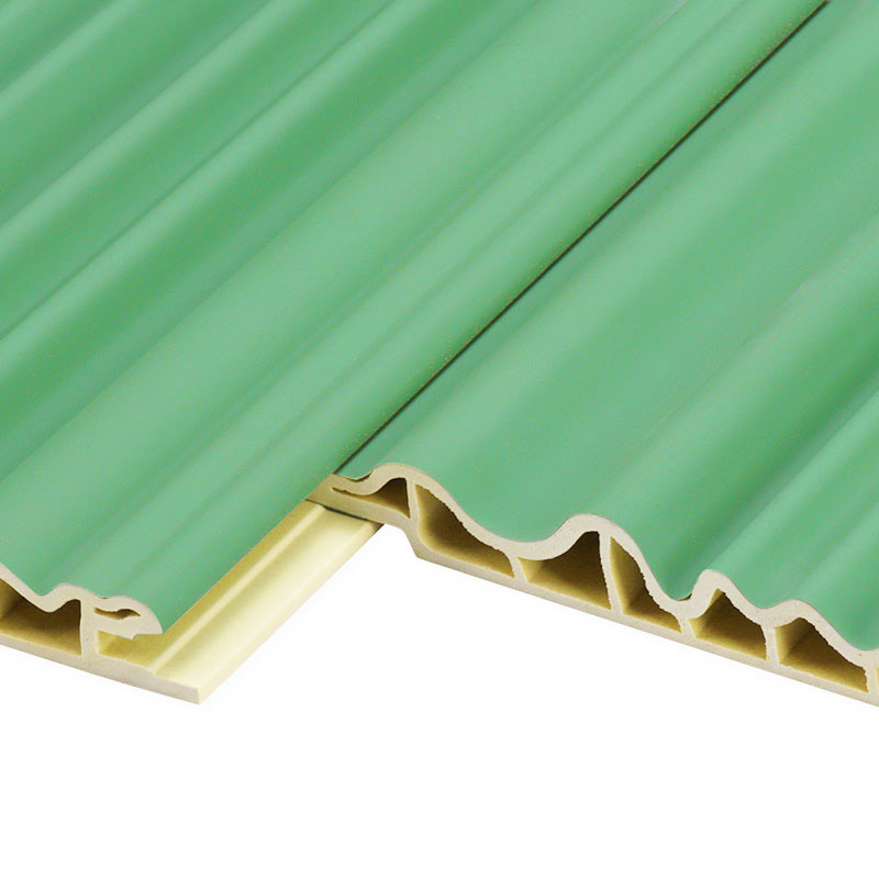 Panel acanalado de WPC de lujo