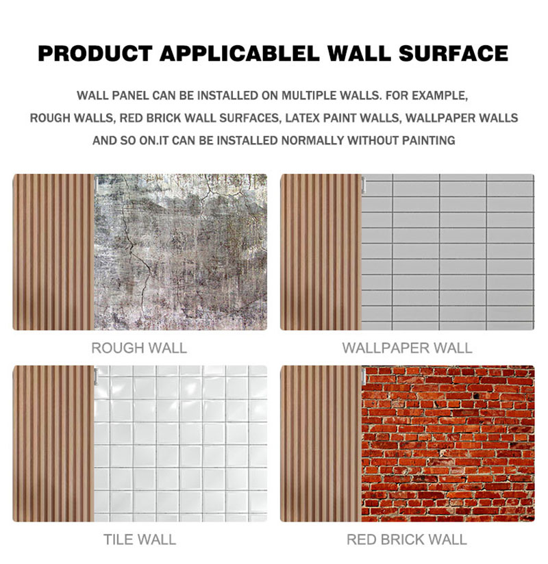 Panel de pared WPC de f&aacute;cil instalaci&oacute;n