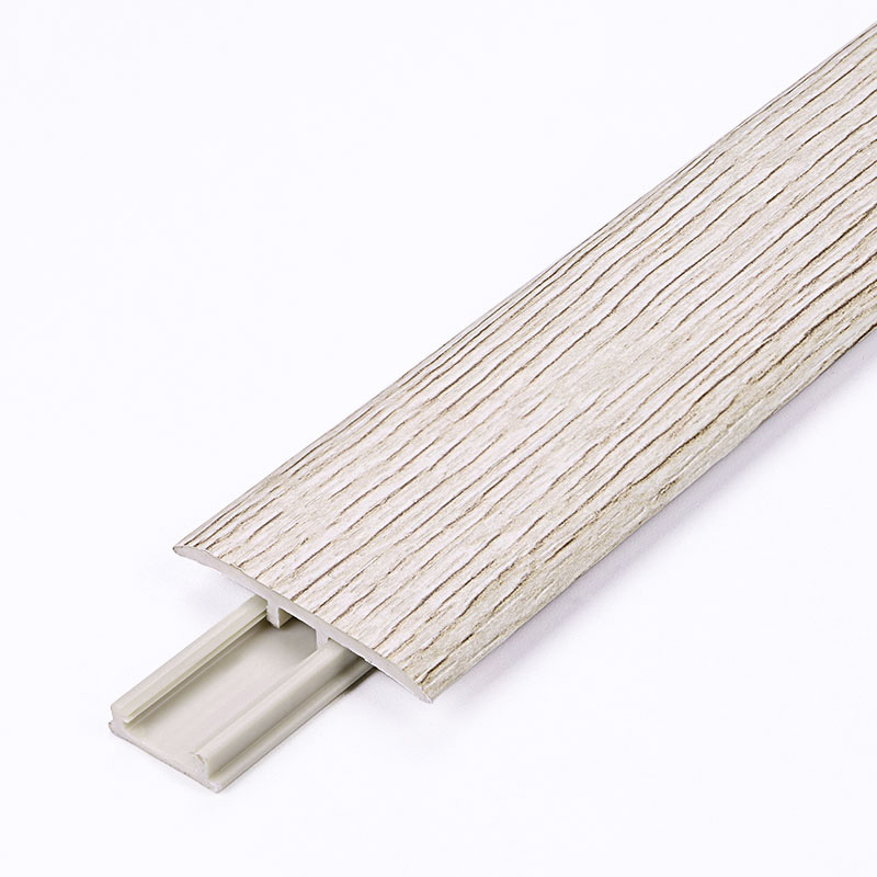 Tiras de borde de piso de grano de madera interior