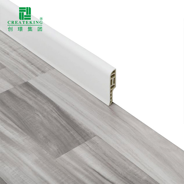 Rodapié tipo lápiz de PVC de 75*18 mm