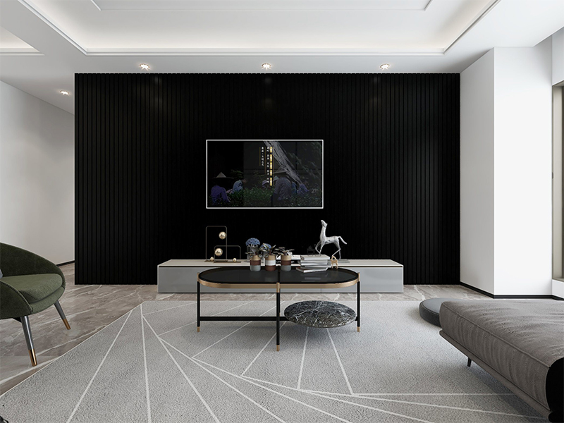 panel de pared de listones