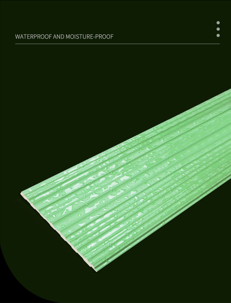 Panel impermeable de WPC estriado