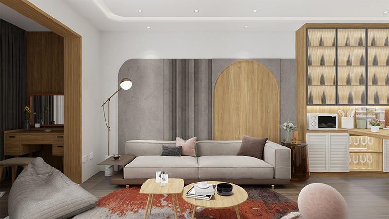 panel de pared wpc moderno