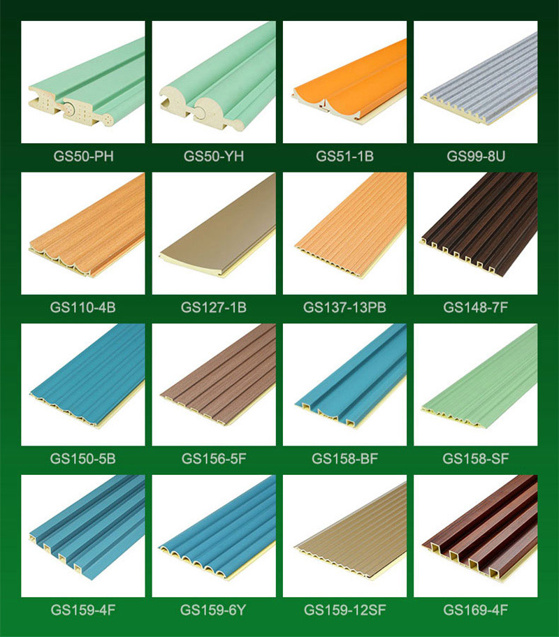 Tablero de panel WPC de varios tama&ntilde;os