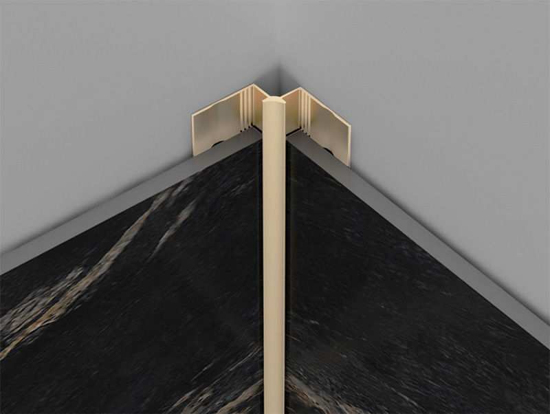 F&aacute;cil instalaci&oacute;n Ajuste de azulejos de esquina interior