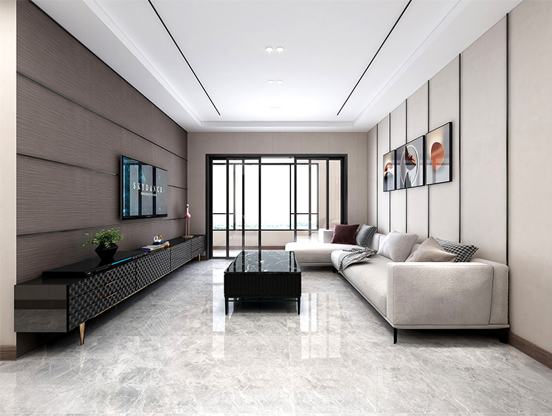 Z&oacute;calo moderno de veta de madera