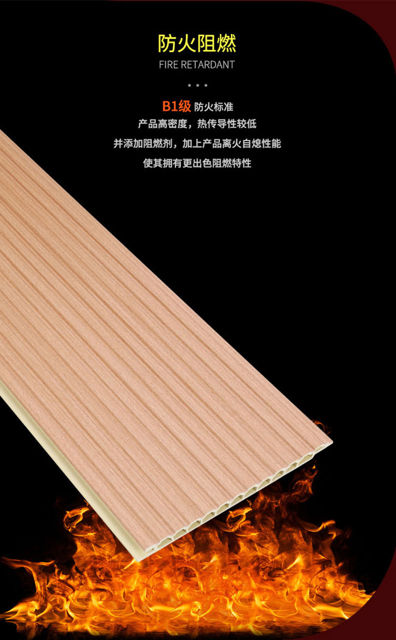 Panel de pared ign&iacute;fugo de WPC