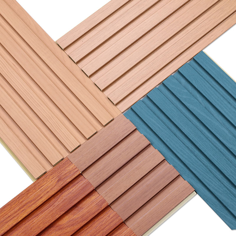 Panel interior estriado