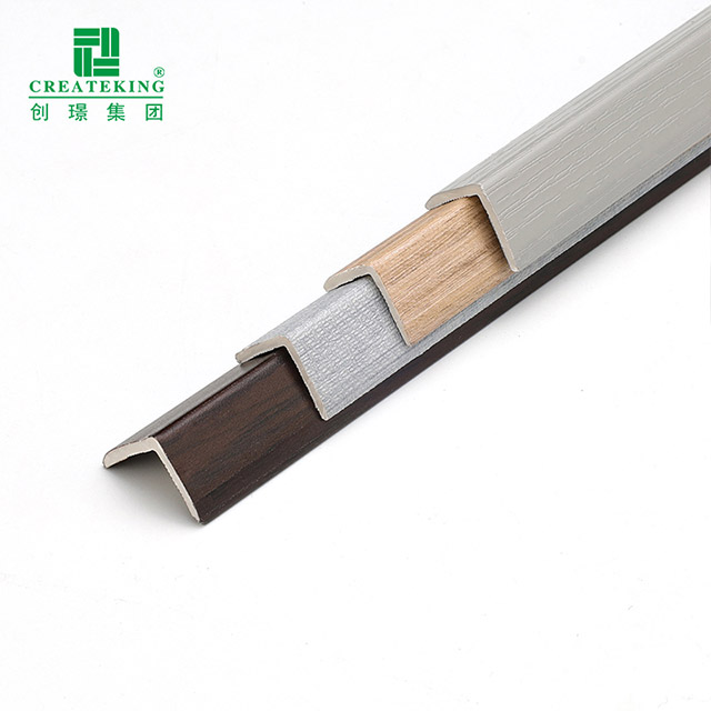 Tiras de borde de piso de PVC en forma de L de 13 * 13 mm